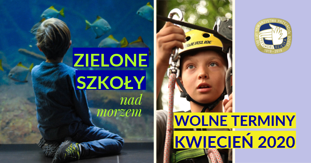 Jastrzębia Góra Zielone szkoły 2020 Wolne terminy kwiecień 2020